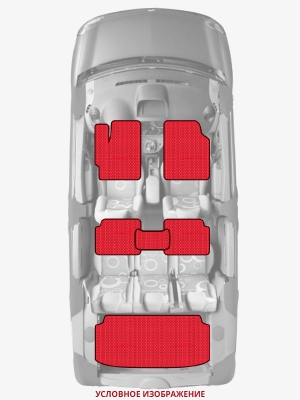 ЭВА коврики «Queen Lux» комплект для Honda Civic Shuttle (3G)