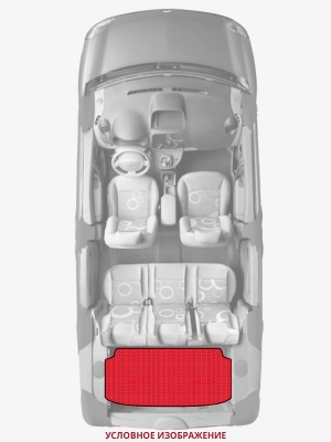 ЭВА коврики «Queen Lux» багажник для Volkswagen Golf GTE